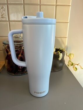 Light blue 40oz tumbler